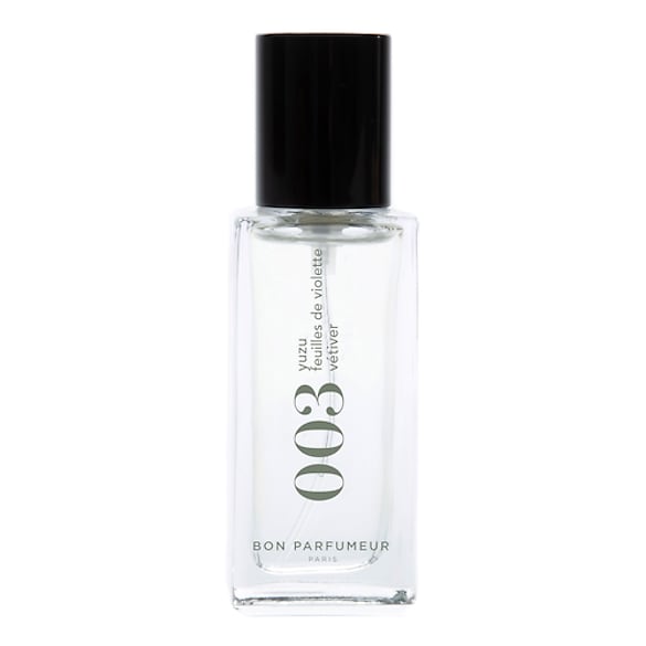 Eau de Parfum 003:  Yuzu, violet leaves, vetiver, Bon Parfumeur